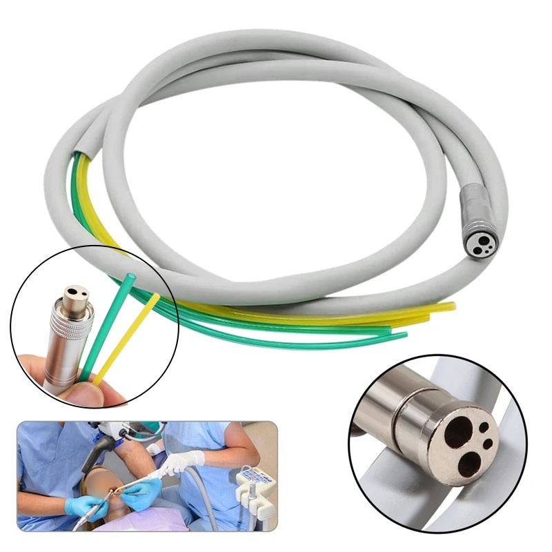 Flexible Hose Braided - 歯科用ハンドピースホースチューブ 2/4穴 耐久性のある柔軟な交換パイプライン 歯科用チェアユニット用プロフェッショナルアクセサリーパーツ