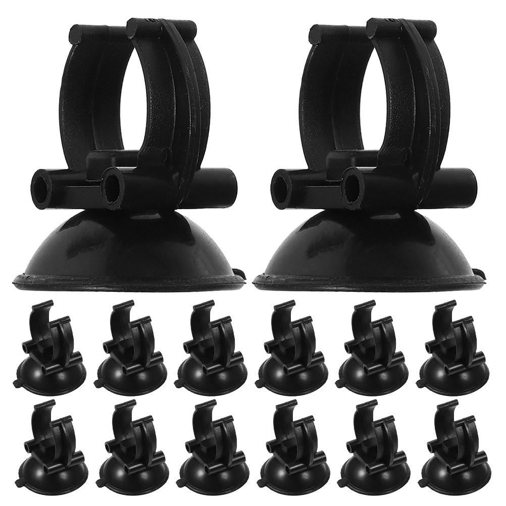 Plastic Pipe Clip - 40個入り アクアリウムヒーターマウント 海藻クリップ 魚タンク用品 水管バックル
