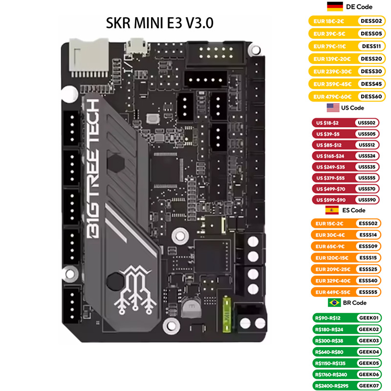 Creality Printer K1 - Bigtreetech-3Dプリンター部品 Mini e3 v2 tmc2209 Ender