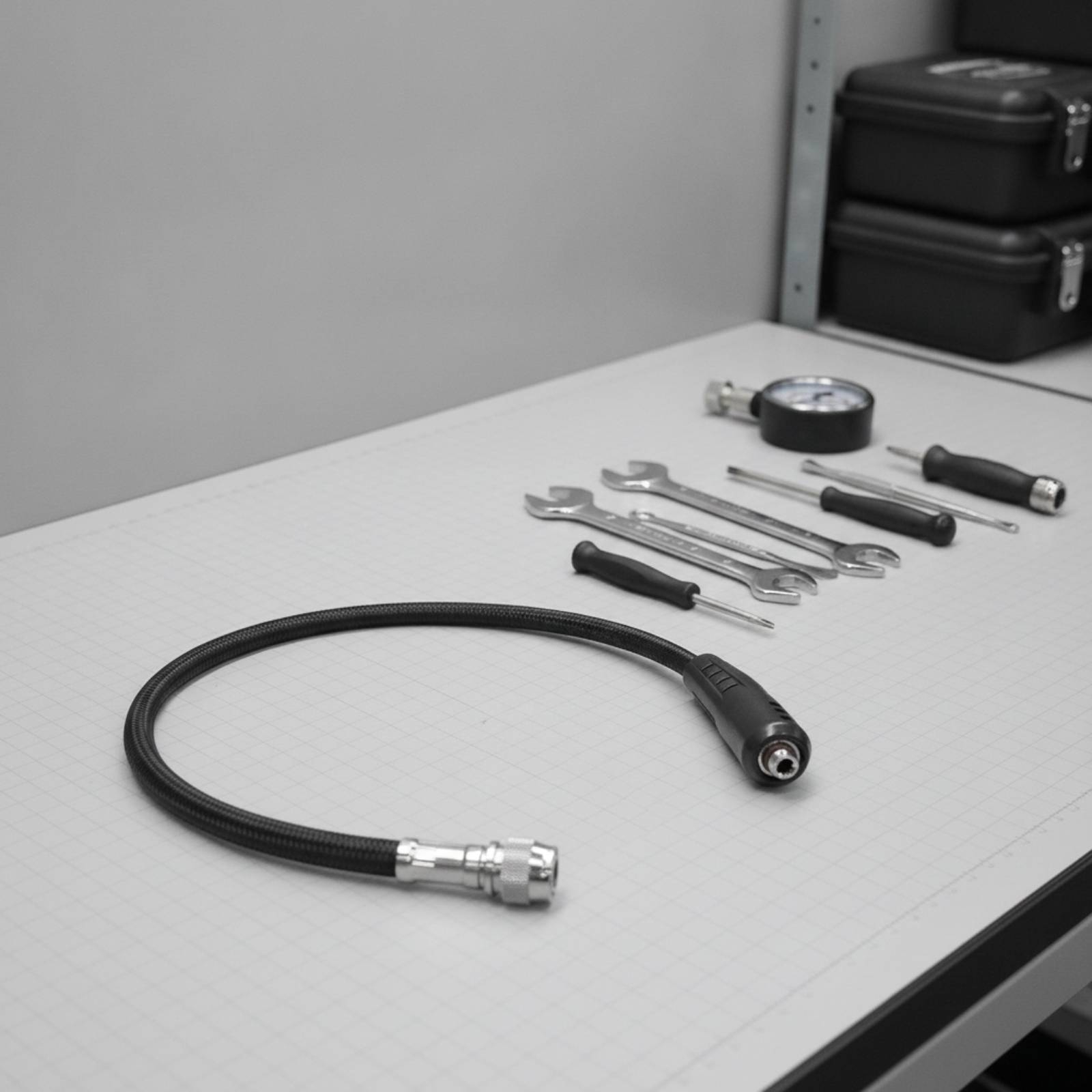 Flexible Hose Braided - スキューバ BCD インフレーターホース 柔軟な編組 BCD ホース、保護スリーブ付き、長持ちし、引っ掛かりにくい