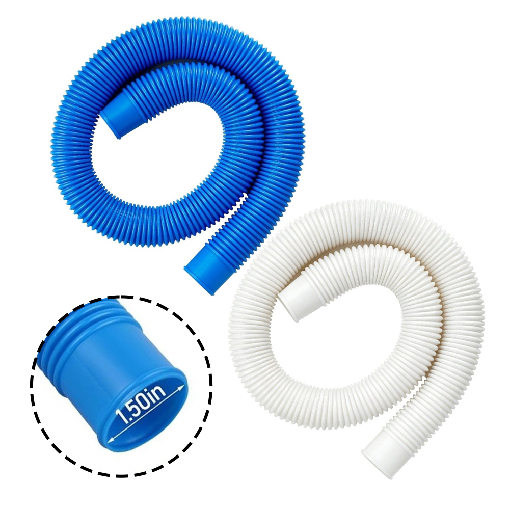 Flexible Hose Braided - 38 ミリメートル 1 メートル PE プールホース漏れ防止柔軟な交換チューブスイミングプールフィルタースキマークリーナースパ機器部品用
