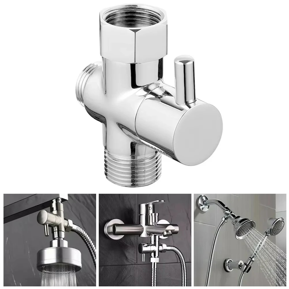 G1/2インチ 3ウェイ分岐バルブ T型アダプター シャワー - Shower Valve Cartridge のレビューと価格