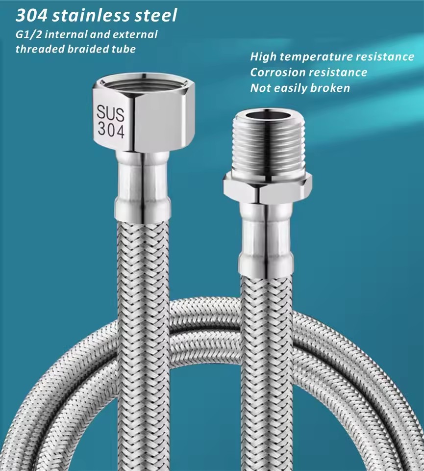 1pc 20/40/60/80/100/150/200CM  - Flexible Hose Braided のレビューと価格