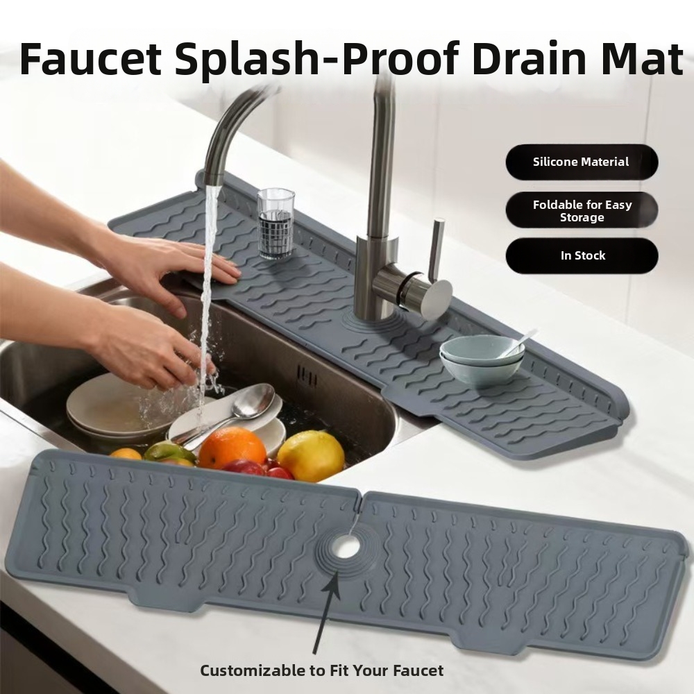 新しいシリコン製蛇口排水マット滑り止め36/46/61cm長 - Silicone Tap Washer のレビューと価格