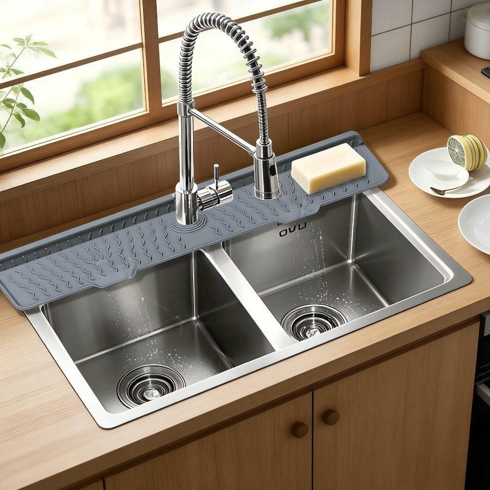 新しいシリコン製蛇口排水マット滑り止め36/46/61cm長 - Silicone Tap Washer のレビューと価格