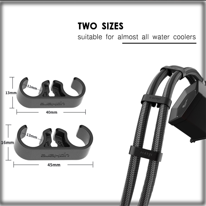 Jumpeak ユニバーサルコンピュータ水クーラーチューブパ - Plastic Pipe Clip のレビューと価格