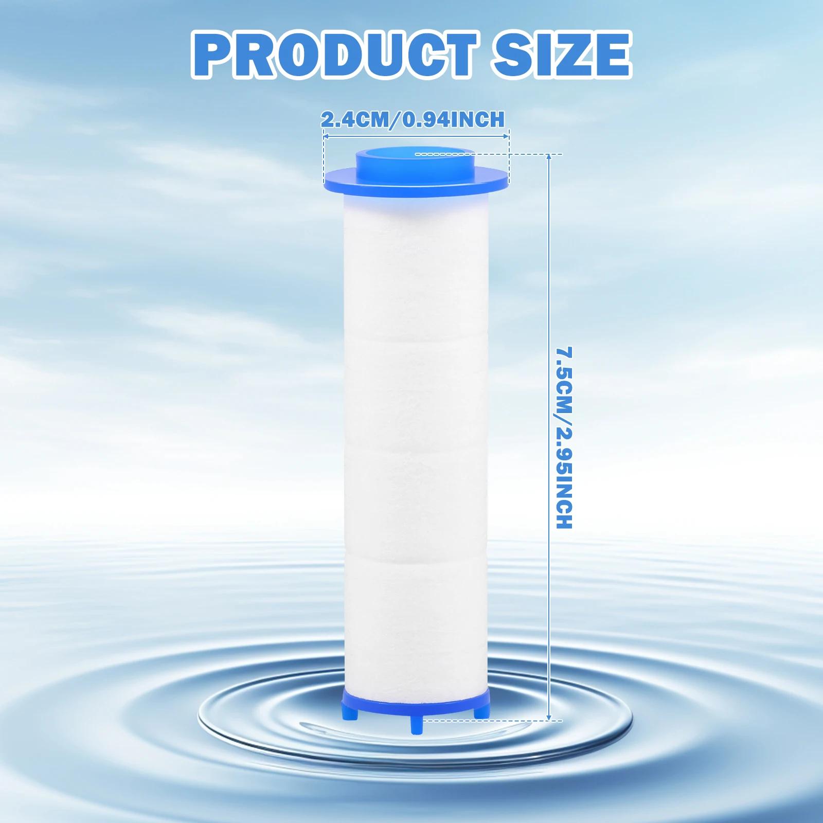 20個入りシャワーヘッドフィルター PPコットンフィルター  - Shower Valve Cartridge のレビューと価格