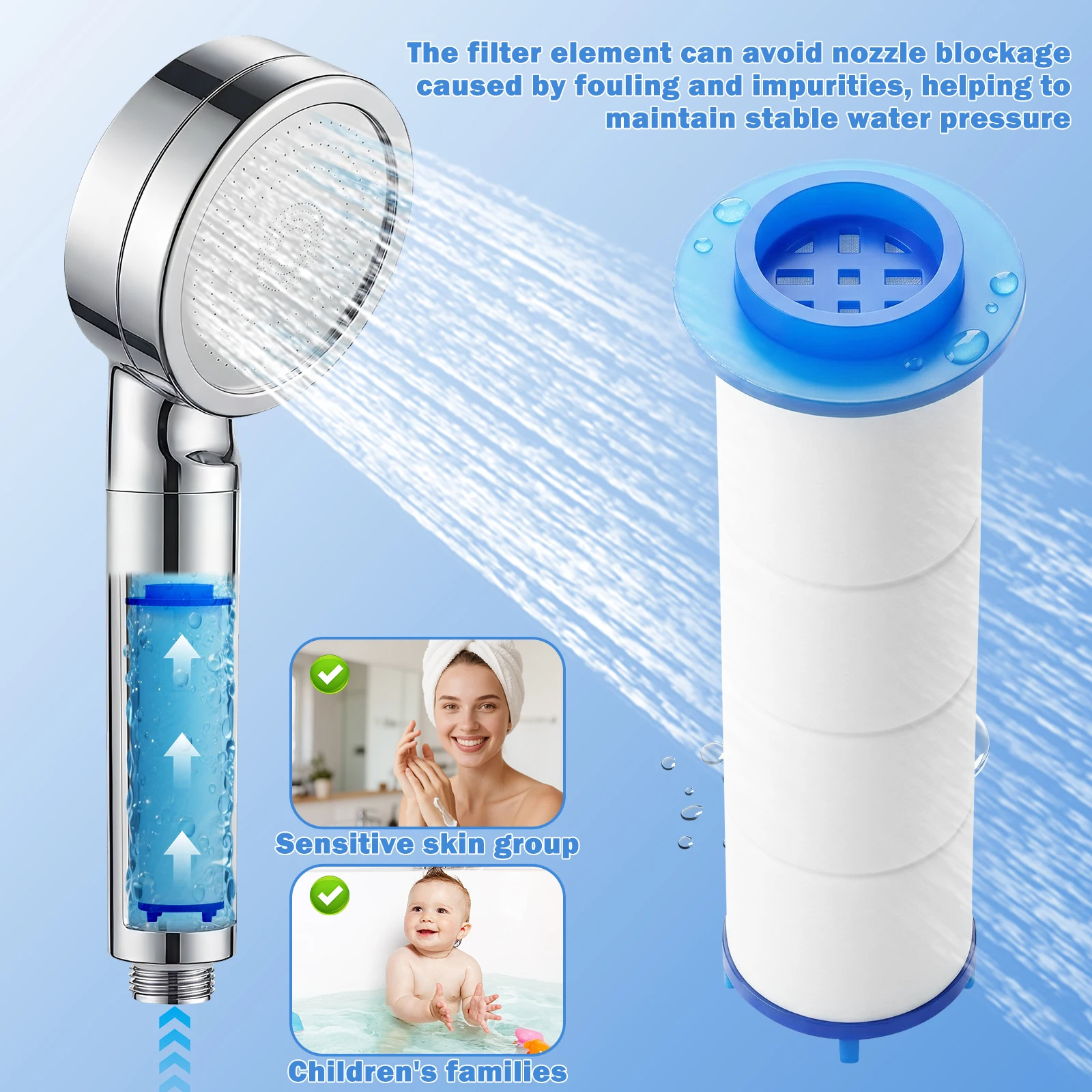 20個入りシャワーヘッドフィルター PPコットンフィルター  - Shower Valve Cartridge のレビューと価格