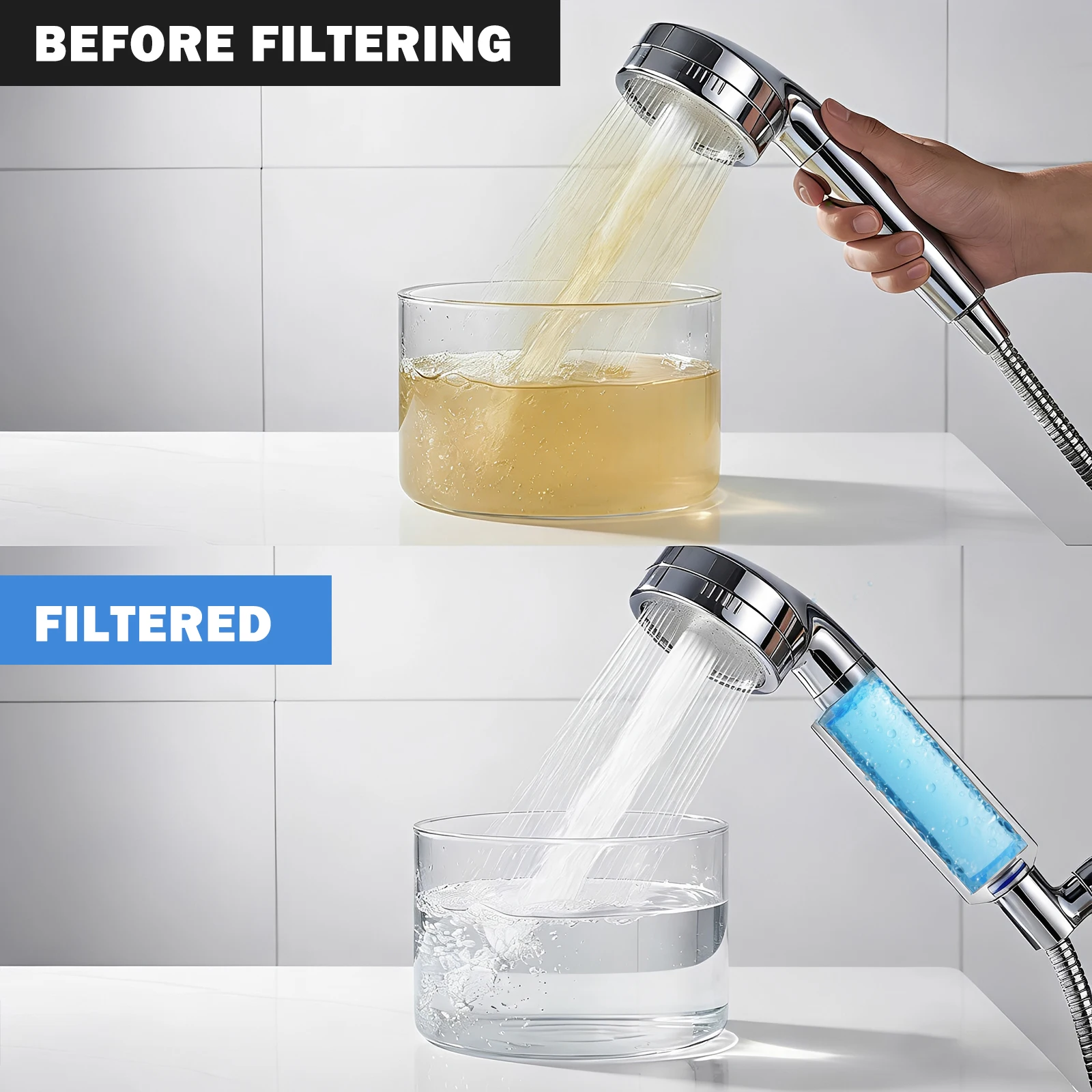 20個入りシャワーヘッドフィルター PPコットンフィルター  - Shower Valve Cartridge のレビューと価格